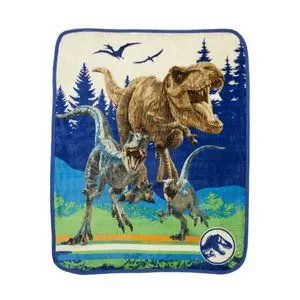Bedding Jurassic World Kids Silky Soft Plush Throw Blanket